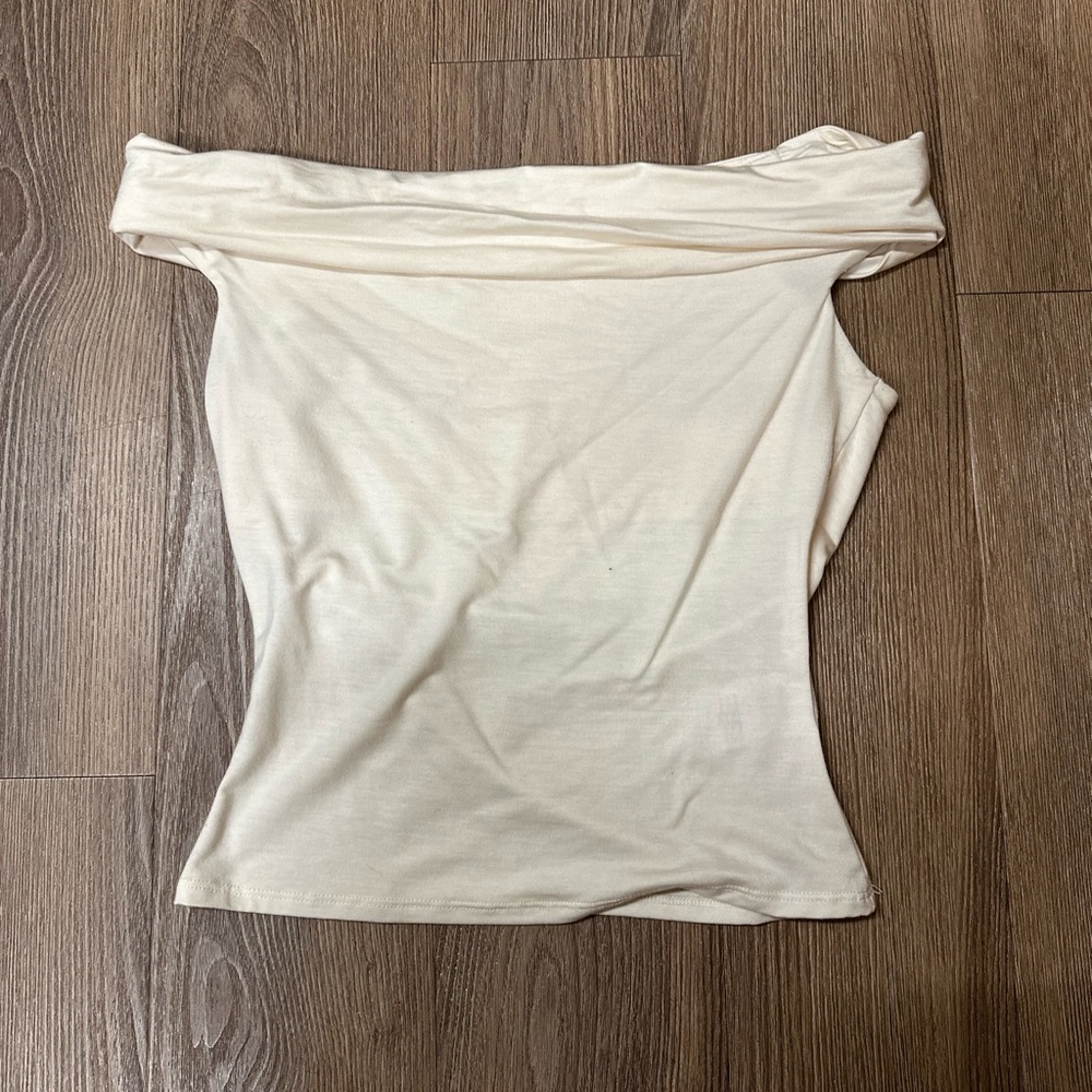 Reformation Cello Knit Top in Cream